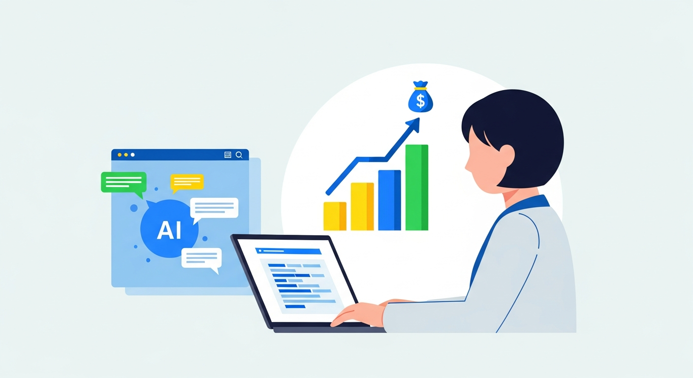 ChatGPT副業の始め方と稼ぎ方おすすめ5選のイメージ画像