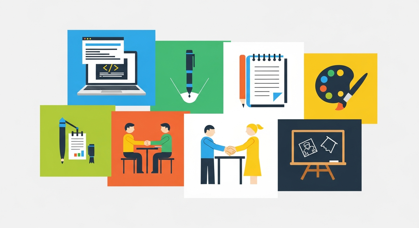 会社員でもできる副業の種類50選のイメージ画像